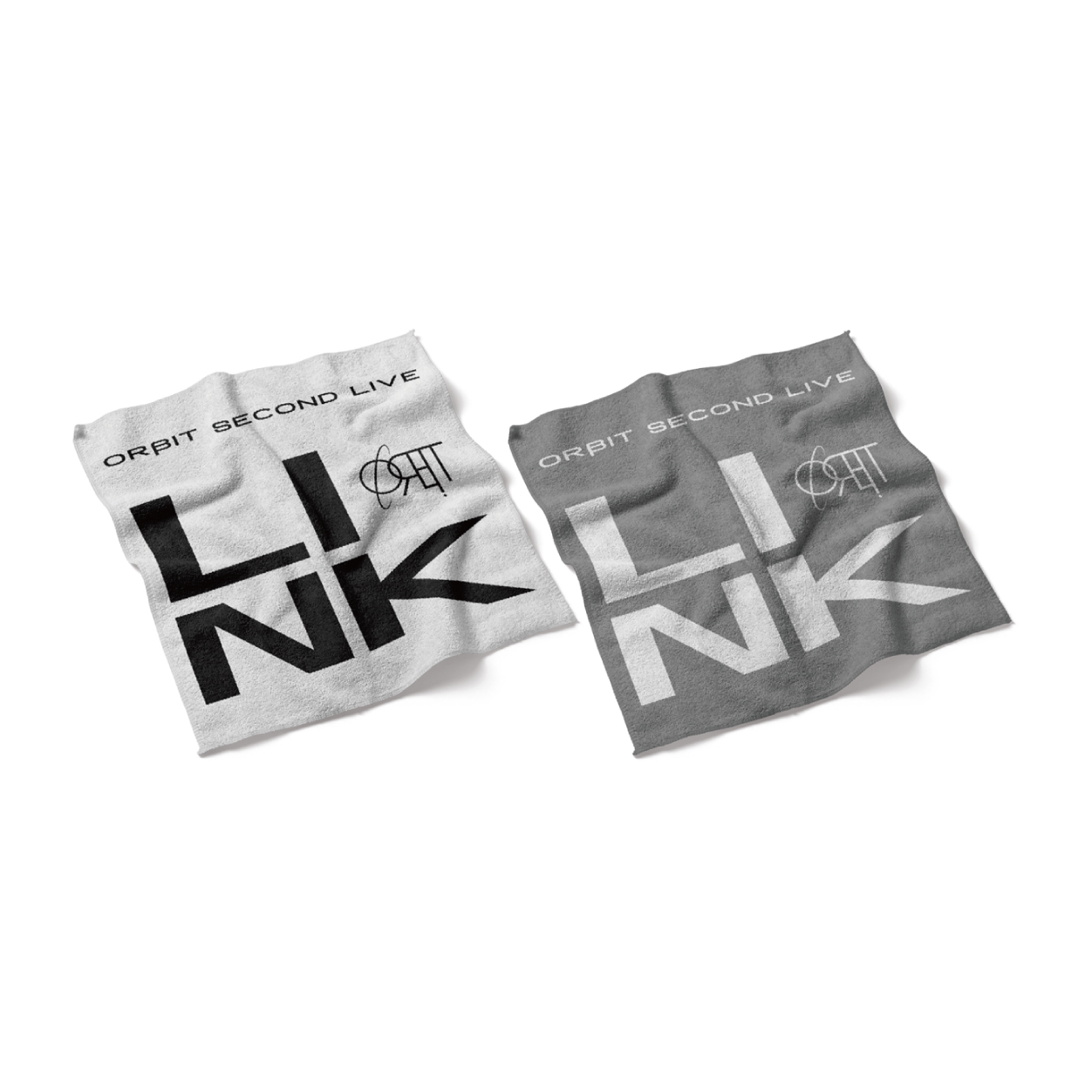 ORβIT SECOND LIVE “LINK”　HAND TOWEL WHITE×BLACK
