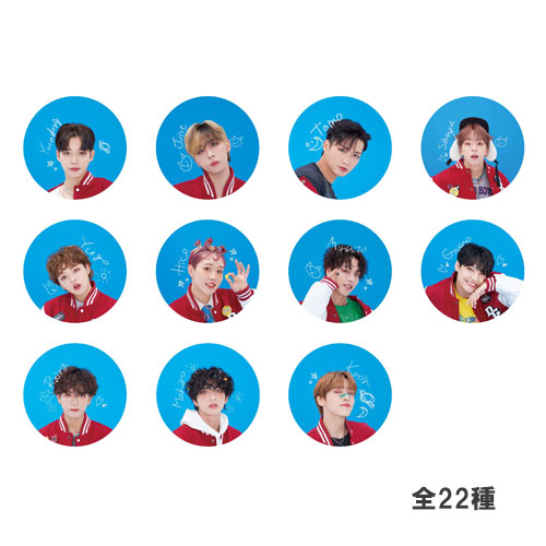 Capsule toy tin badge